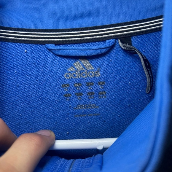 Adidas 3 stripe tracksuit zip-up top - Picture 2 of 10